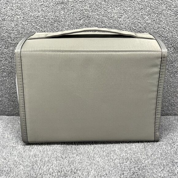 GoGo Travel Bag Hanging Toiletry Cosmetic Pouch Gray Compact Purse - Picture 8 of 11